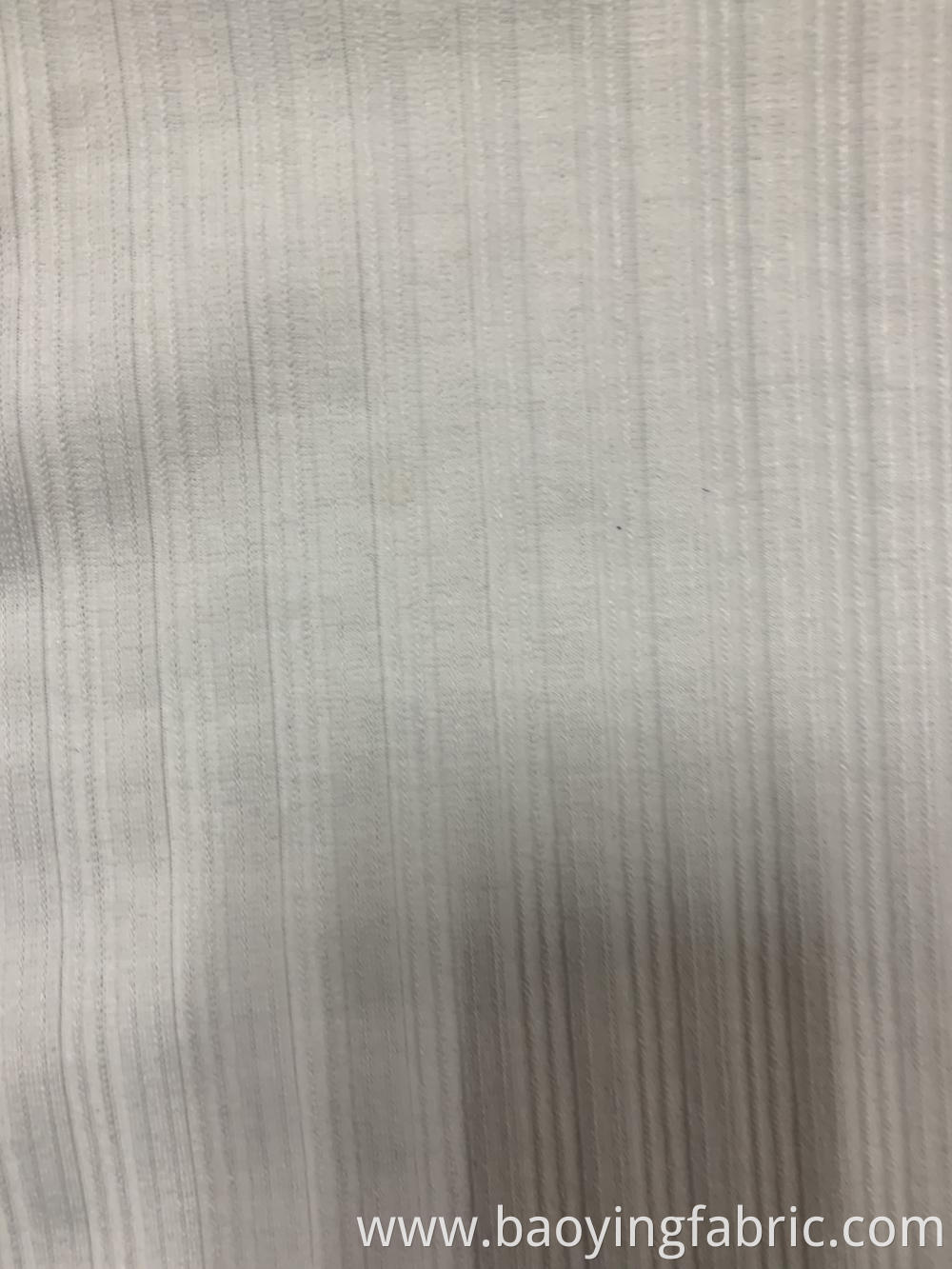 Polyester Spandex Irregular Rib Fabric